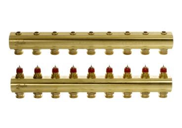 Danfoss FBH-Verteiler FHF 9 Kreise ohne Durchflussanzeige - 088U0509