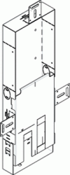 Oventrop Montagekanal für "Unibox", Bautiefe 57 mm 1022653