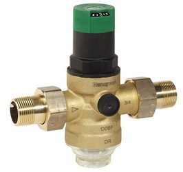 Honeywell Druckminderer D06F mit Einstellanzeige, Messing A, 1 1/2" - D06F-11/2A