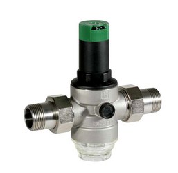 Honeywell Druckminderer D06FI mit Einstellanzeige, Edelstahl E, 1/2" - D06FI-1/2E