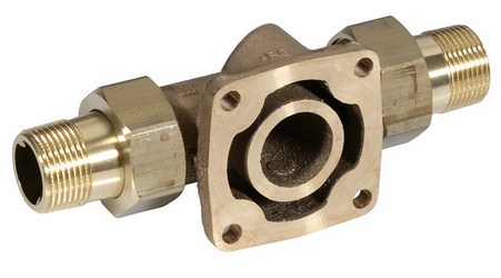 Honeywell Drehbares Anschl-Stück DA74C Rotguss 1/2 ", A - DA74CS-1/2A