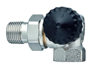 Heimeier Ventilunterteil 1/2" Winkeleck vernickelt Anschl.rechts - 2340-02.000