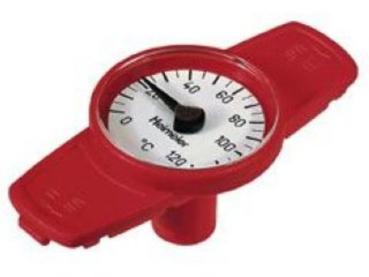 HEIMEIER Thermometer f. Heimeier Globo Kugelhahn DN 10 bis DN 32 rot - 0600-00.380
