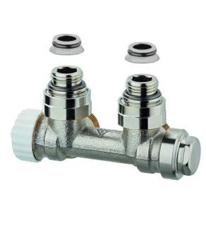 Heimeier Multilux 2-Rohr-Thermostat- Ventilunterteil DN 20 Eckform IG 1/2" - 3851-02.000