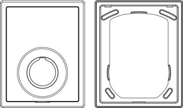 Heimeier Rahmen und Abdeckplatte für Multibox weiss RAL 9016 - 9300-00.800