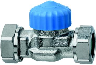 HEIMEIER Thermostat-Ventilunterteil flachdicht.Nippelanschl.,DN 15,kvs 2,50 - 2276-02.000