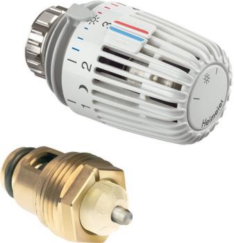 Heimeier Set Retro-S m.Thermostatkopf K und Oberteil für DN 15 ab BJ 1982-1994  - 3500-12.800