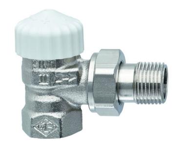 Heimeier Ventilunterteil V-exact II Eckform vernickelt DN 10 - 3711-01.000