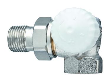 Heimeier Ventilunterteil V-exakt II Winkeleck rechts vernickelt DN 10 - 3714-01.000