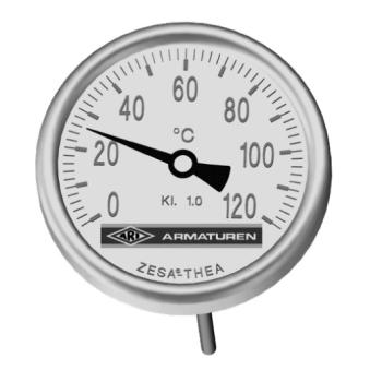 ARI Thermometer f.ARI-ZESA Gr.1 DN 20-40 m.Thermoanzeige 0°C-120°C - 260000029