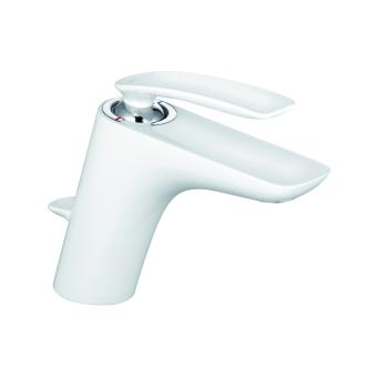 Kludi BALANCE WHITE Waschtischmischer mit Ablaufgarnitur, chrom - 520239175