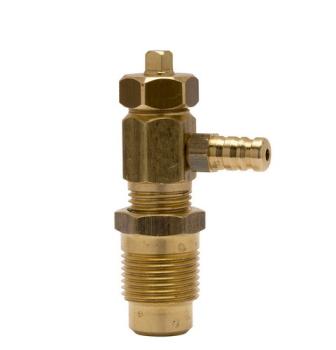 Heimeier TA Meßnippel mit Ventil R 3/8 x 30 mm, für CBI II - 52179007