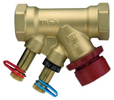 Heimeier TA Kompaktregulierventil TBV PN 16 DN 15, G 1/2, kvs 0,9 m3/h, LF - 52137115