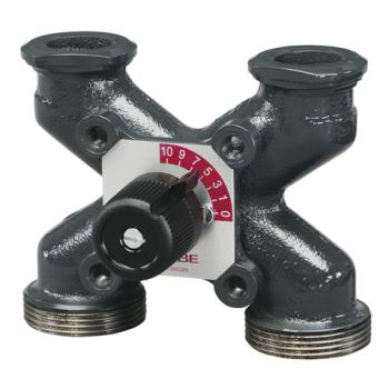 ESBE 4HG 25-8 4-Wege H-Mischer 90 mm PN10 G 1 1/2" Grauguss Kvs=8,0 - 11350100