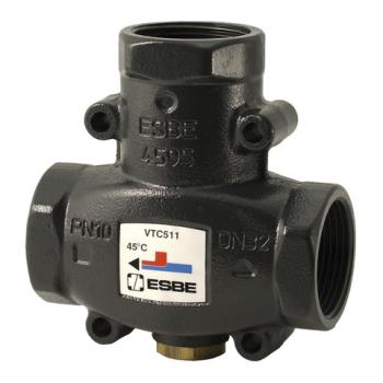 ESBE Serie VTC511 Thermoventil DN32(IG) Rp 1 1/4" Kvs 14 PN10 Öffn.-Temp 45°C - 51020600
