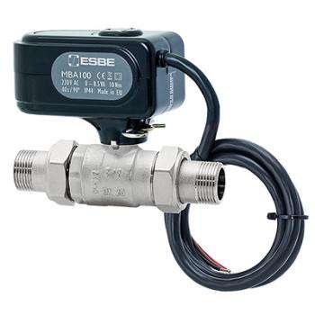 ESBE Motorkugelhahn MBA122 DN15 Kvs20 als 2 Wege Zonen. 230V, m. Verschr.G1/2" - 43100700