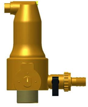 Heimeier Pneumatex Zeparo Schnellentlüfter Typ ZUTX 25 senkrechter Einbau AG - 7891325