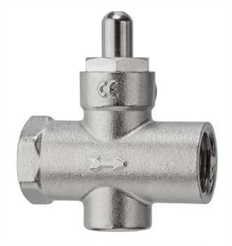 Heimeier PNEUMATEX Druckknopfhahn DH Messing vernickelt - 5001060