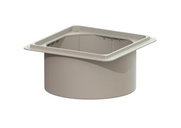 KESSEL Aufsatzstueck Groesse 220 stufenlos hoehenverstellbar bis 180mm - 83061