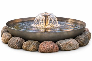 Preview: Klöpperboden Edelstahl Ø 550 mm Wandstärke 3 mm
