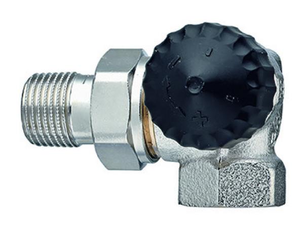 Heimeier Ventilunterteil 1/2" Winkeleck vernickelt Anschl.rechts - 2340-02.000