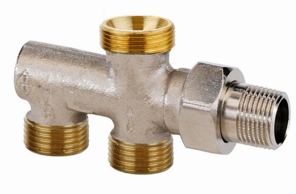 Heimeier Verteiler DUOLUX f.2-Rohr 1/2" o.Absperrung - 3800-02.000