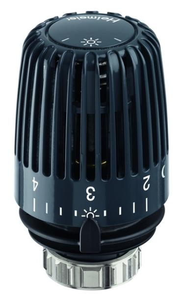 HEIMEIER Thermostat-Kopf K RAL 9005 schwarz Standard - 6000-00.507