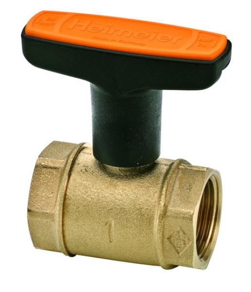 Heimeier Solarkugelhahn Globo S DN 32 1 1/4" Rotguss - 0645-05.000