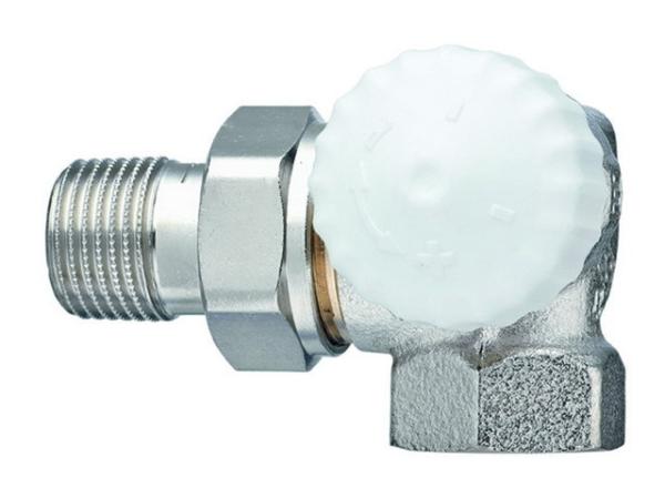 Heimeier Ventilunterteil V-exakt II Winkeleck rechts vernickelt DN 10 - 3714-01.000