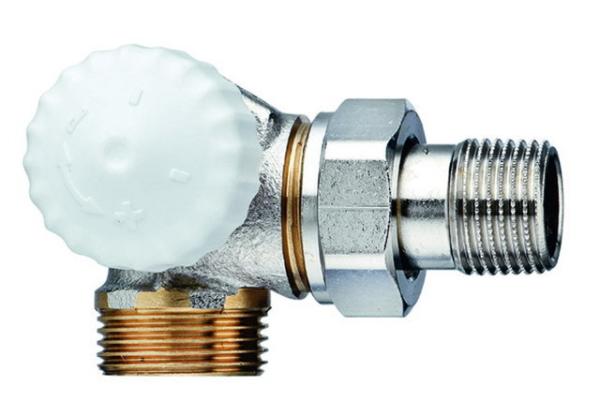 Heimeier Ventilunterteil V-exact II Winkeleck links DN 15 G 3/4" AG - 3733-02.000