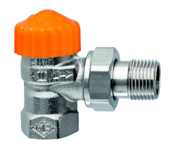 Heimeier Ventilunterteil Eclipse DN15 Eckform vernickelt - 3931-02.000