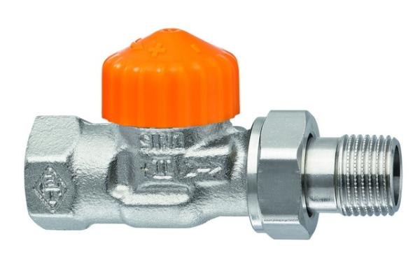 Heimeier Ventilunterteil Eclipse DN15 Durchgang vernickelt - 3932-02.000