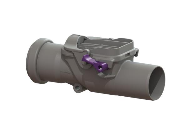 Kessel Rückstaudoppelverschluss Staufix DN 50 f.freiliegende Abwasserleitung - 73050