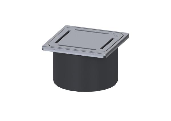 KESSEL Aufsatzstück aus ABS Designrost Edelstahl Slot - 48218