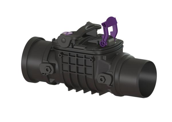 Kessel Rückstaudoppelverschluss Staufix DN100, freiliegend - 730100