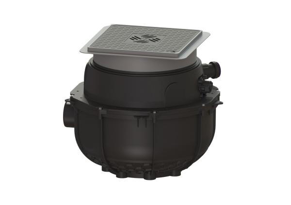 KESSEL Hebeanlage Aqualift S CompactMono 500-S1 resistant, schwarze Abdeckung - 280500sc