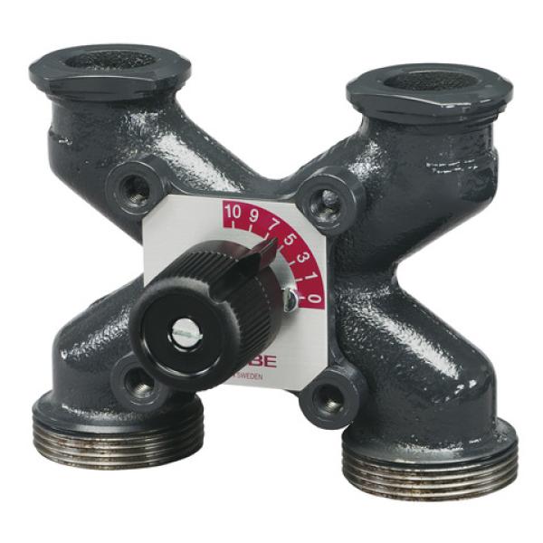 ESBE 4HG 25-8 4-Wege H-Mischer 90 mm PN10 G 1 1/2" Grauguss Kvs=8,0 - 11350100