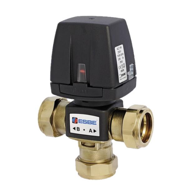 ESBE Zonenventil VZC263 DN25, Kvs6.0, KLF 28mm, l. Kabel - 43061600