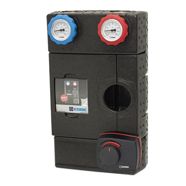 ESBE Pumpengruppe GRF121, DN25, FLEXI 3-Wegemischer m. ARA661, ohne Pumpe - 61241100